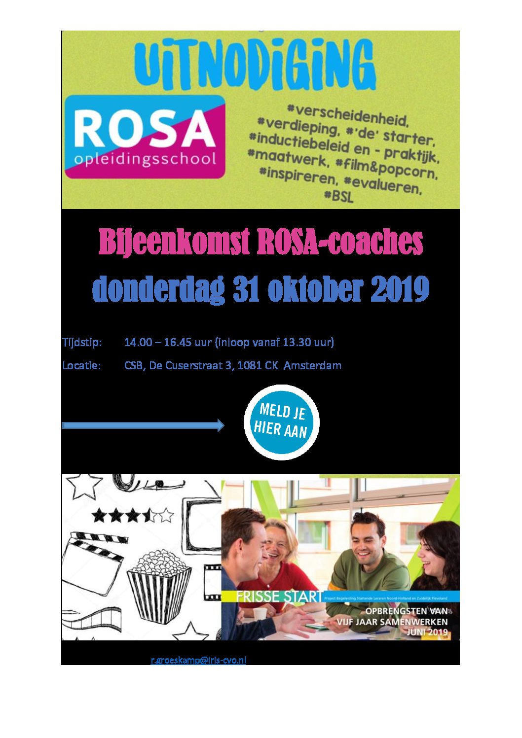 Werkbijeenkomst coaches