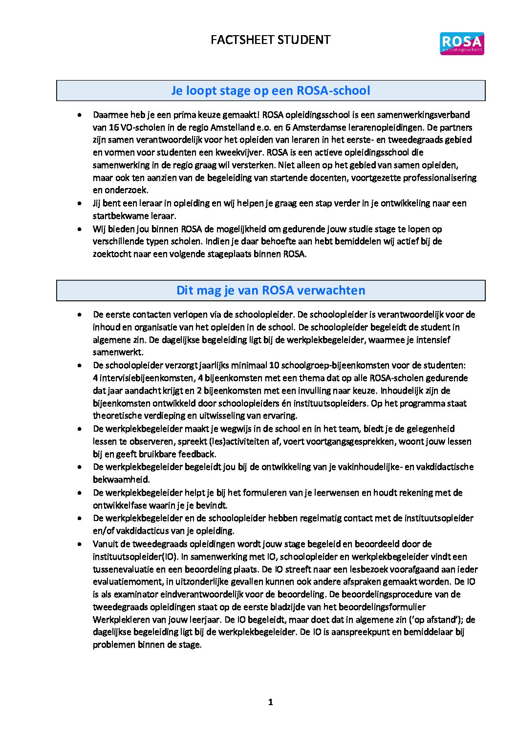 Opleidersbijeenkomst B/werkoverleg io'ers